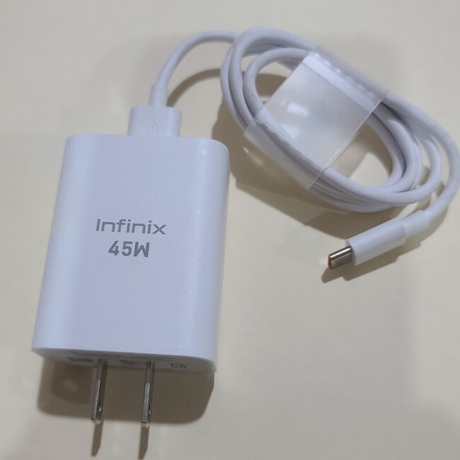 CARGADOR INFINIX V8/TIPO C 45W
