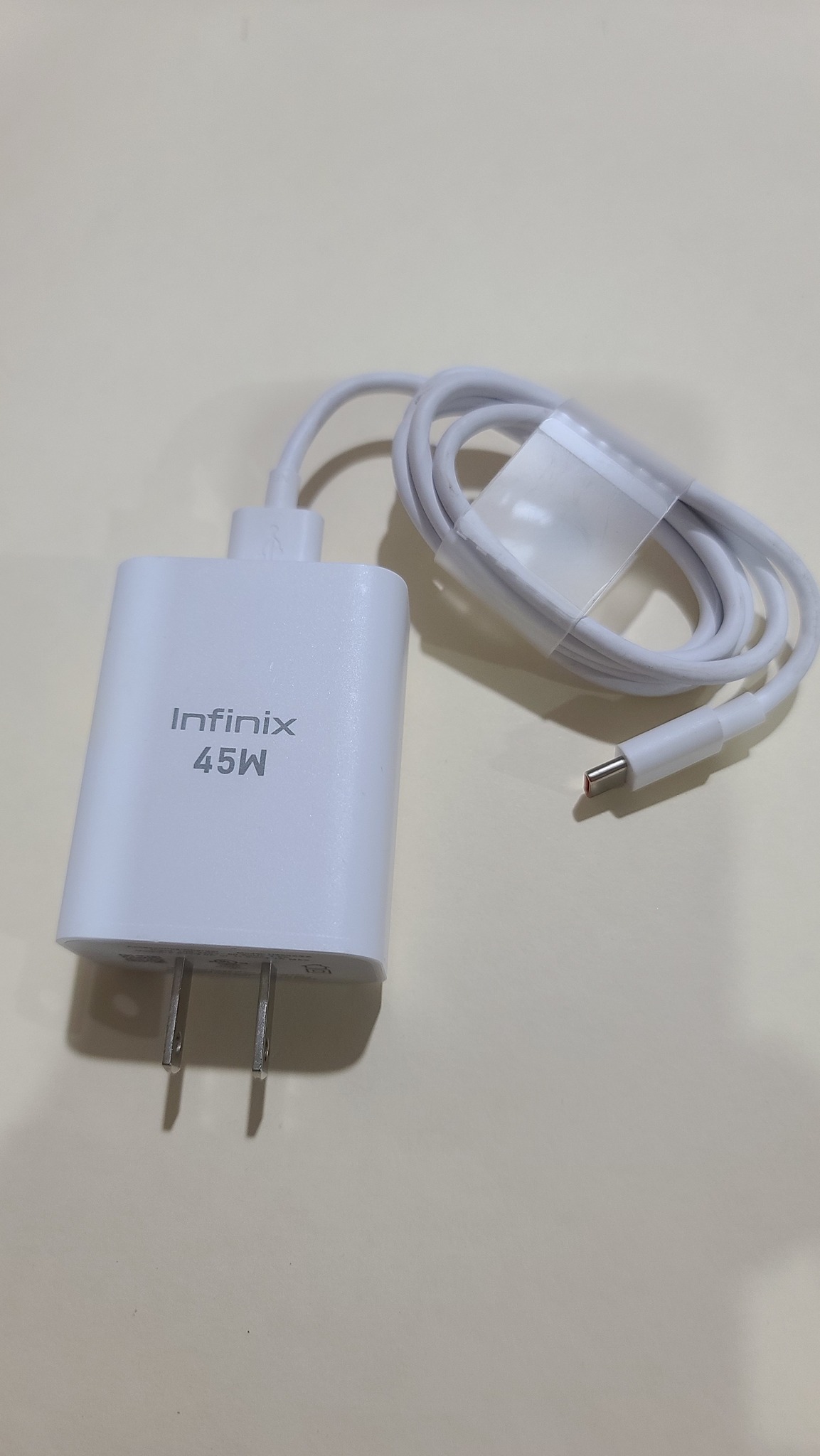 CARGADOR INFINIX V8/TIPO C 45W