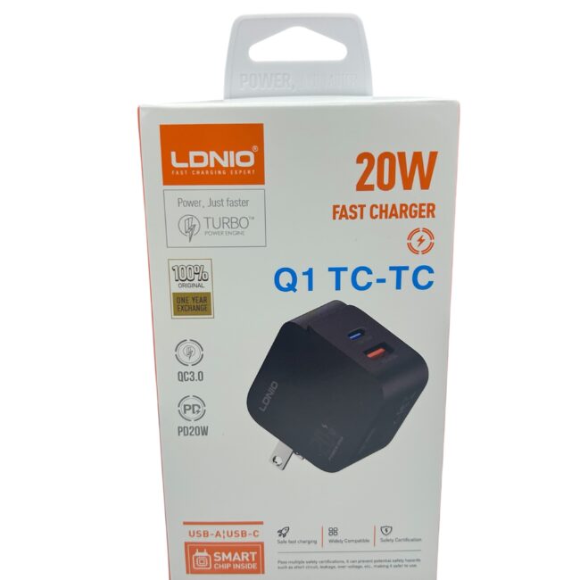 CARGADOR LDNIO 20W TIPO C A C