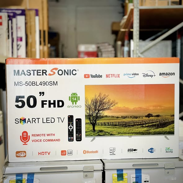 PANTALLA SMART TV DE 50 PULGADAS MASTER SONIC
